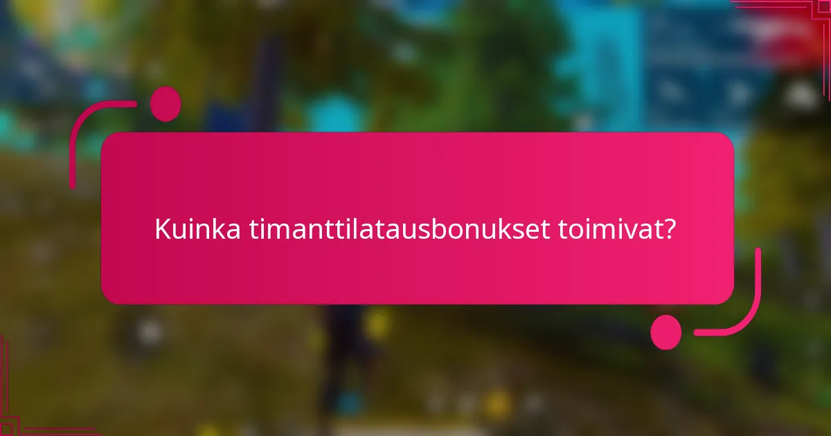 Kuinka timanttilatausbonukset toimivat?